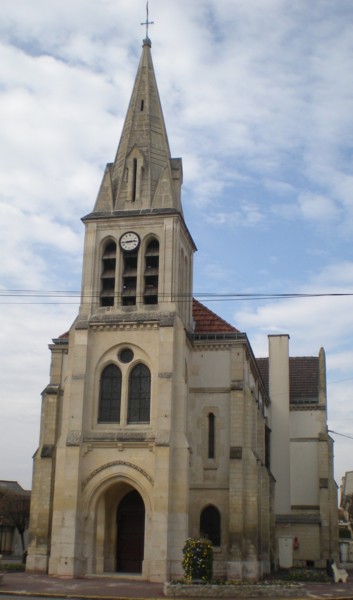 Figure 7 : L'église Saint Henri construite en calcaire au 19ème siècle.