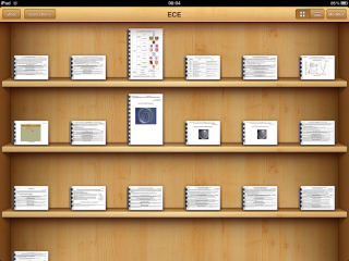 La bibliothèque de sujets dans iBooks